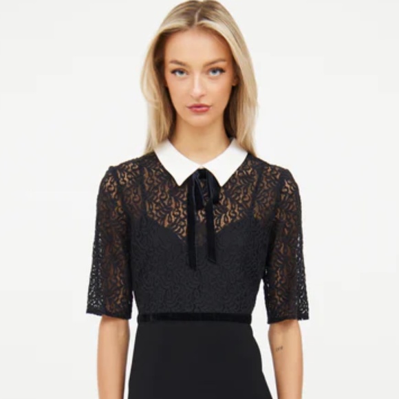 The Kooples Little Black Lace Dress - Picture 2 of 6